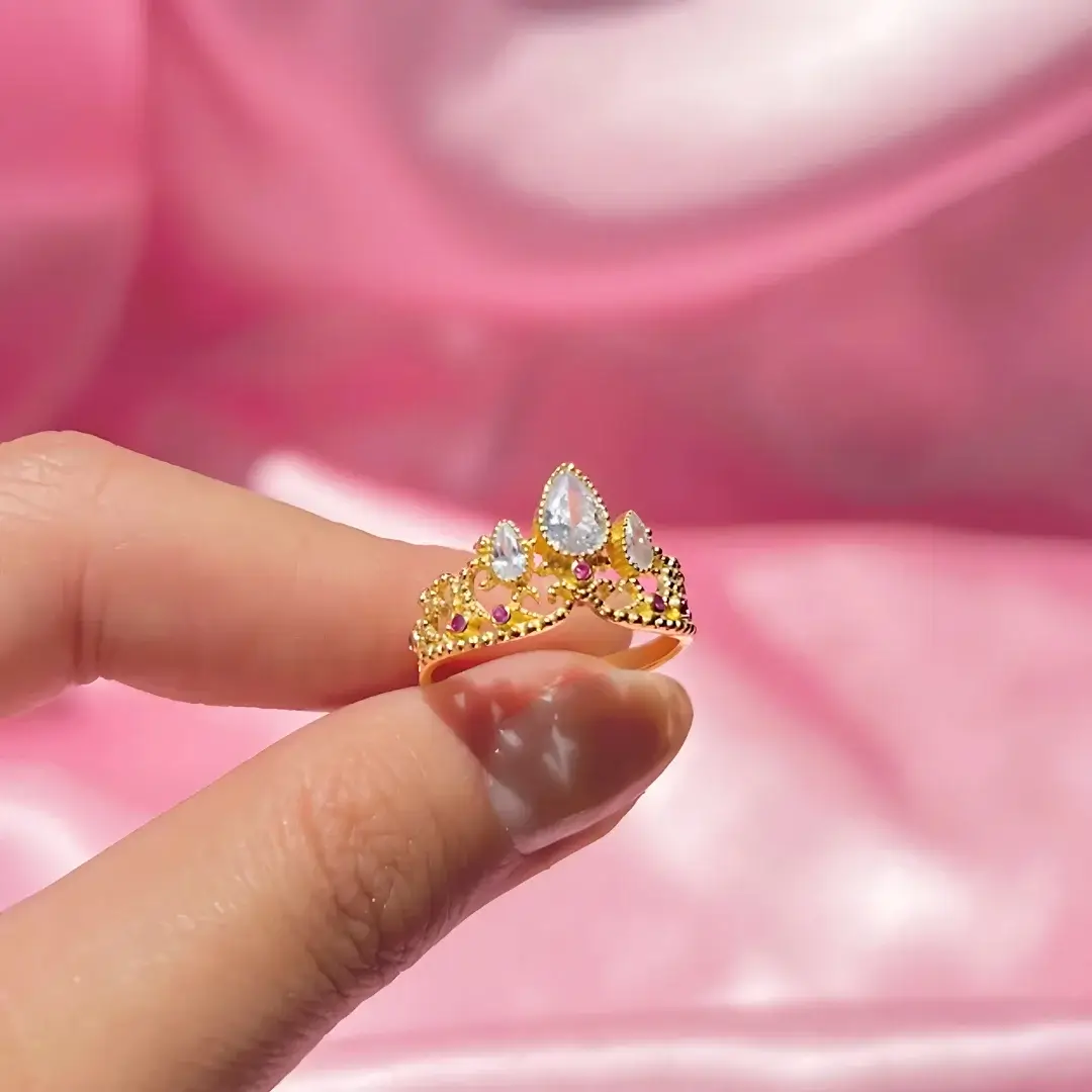 The "Rapunzel" Crown Ring