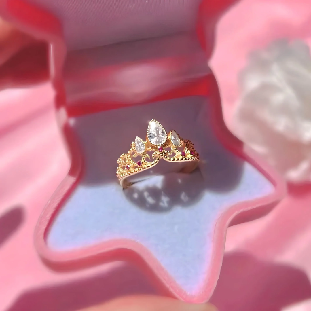 The "Rapunzel" Crown Ring