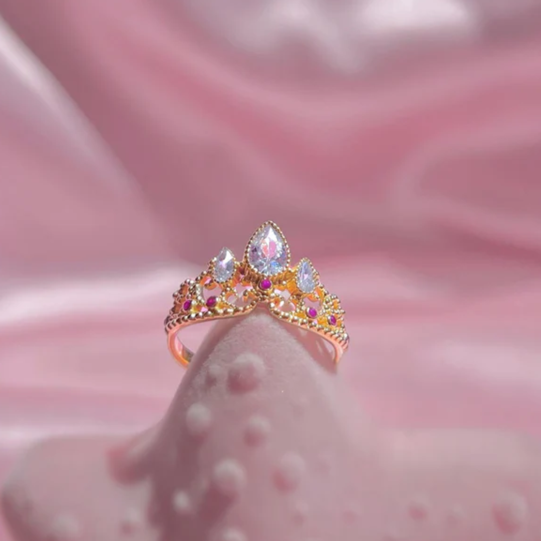 The "Rapunzel" Crown Ring