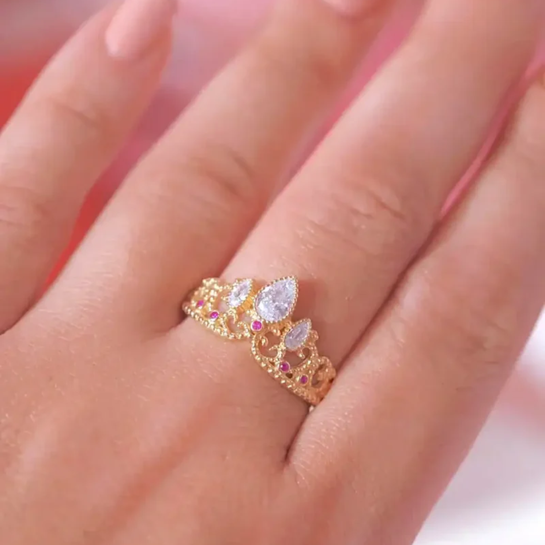 The "Rapunzel" Crown Ring