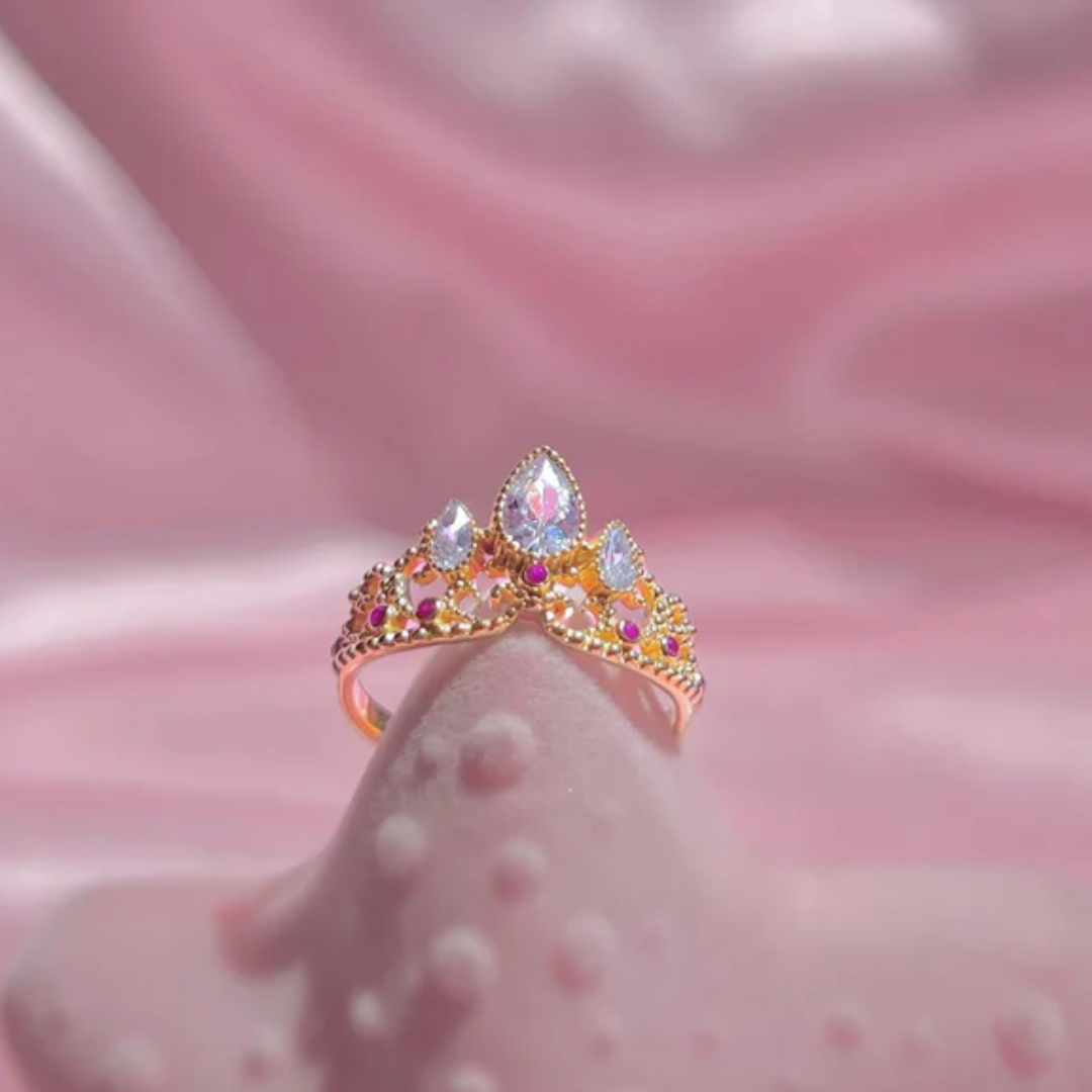 Rapunzel Inspired Crown Ring